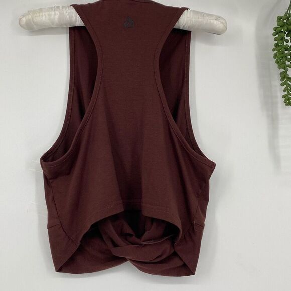 New Ryderwear Adapt Twist Cropped Tank Athleisure‎ Chocolate Brown Large - Picture 5 of 14